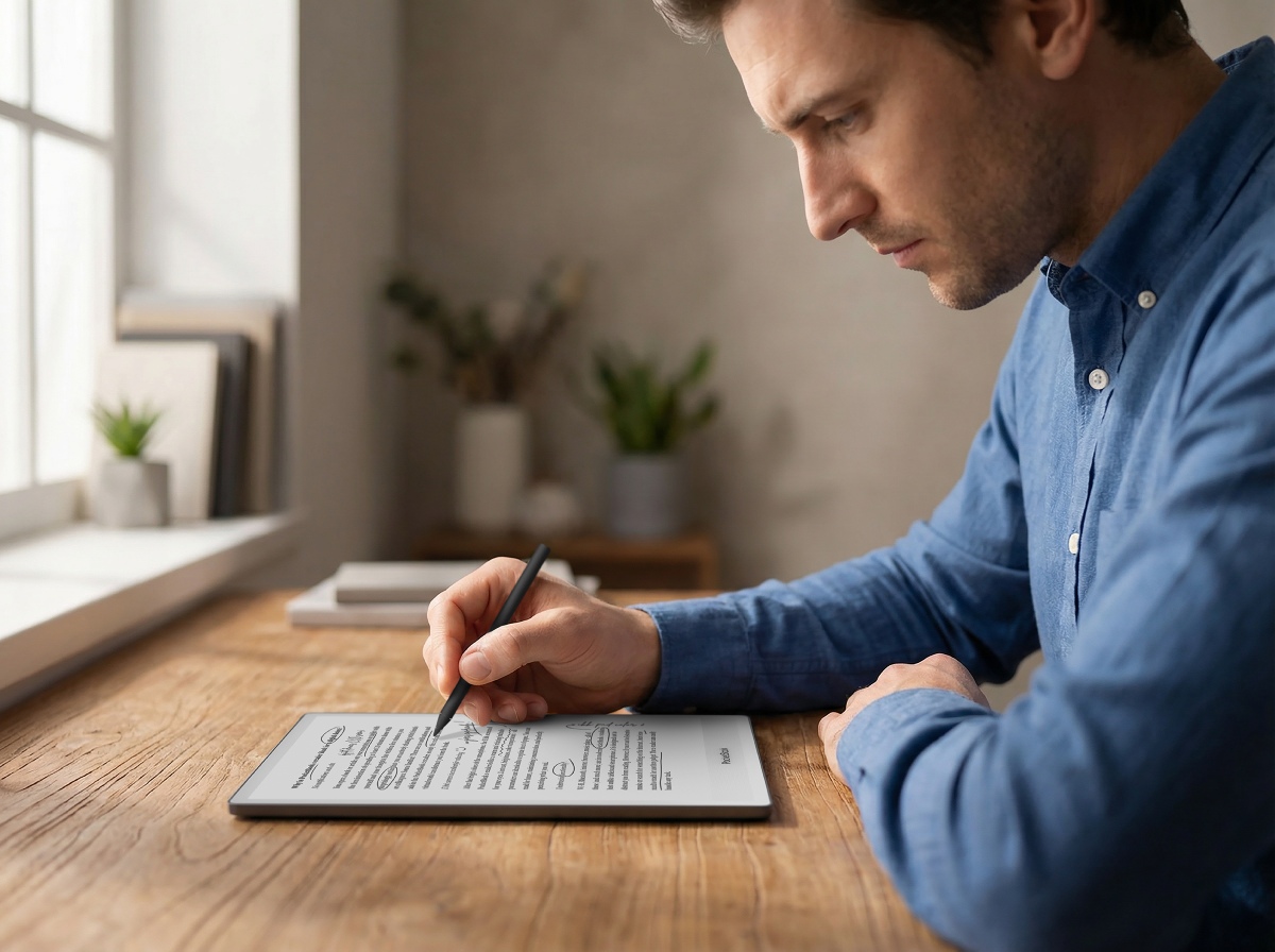 PocketBook InkPad One introduce recunoașterea scrisului de mână cu IA și instrumente de productivitate actualizate